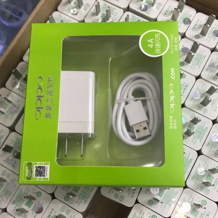 Bộ Sạc Oppo 4A 2 Cổng USB - Bảo Hành 1 Đổi 1