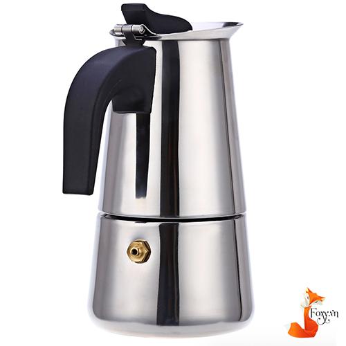 Bình pha cà phê Inox cao cấp của Ý hiệu Foxy (pha 6 ly) – BCP03