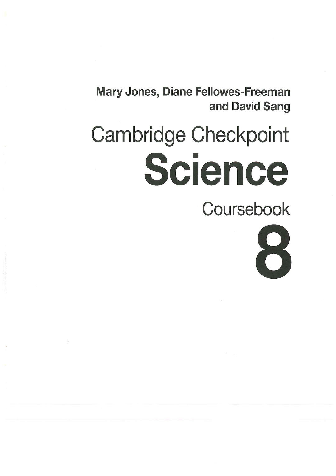 Science course book + Work book