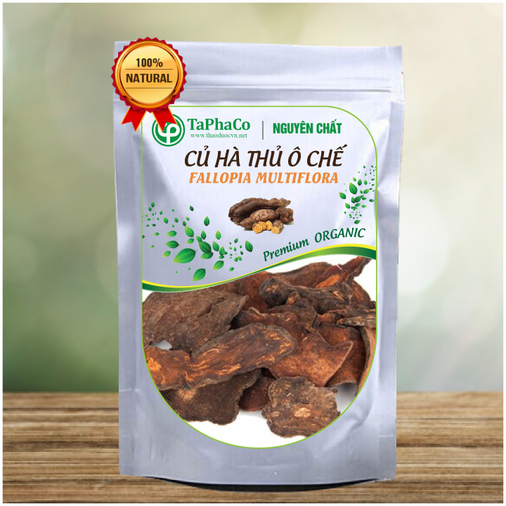 Củ hà thủ ô đỏ khô 500g - tấn phát