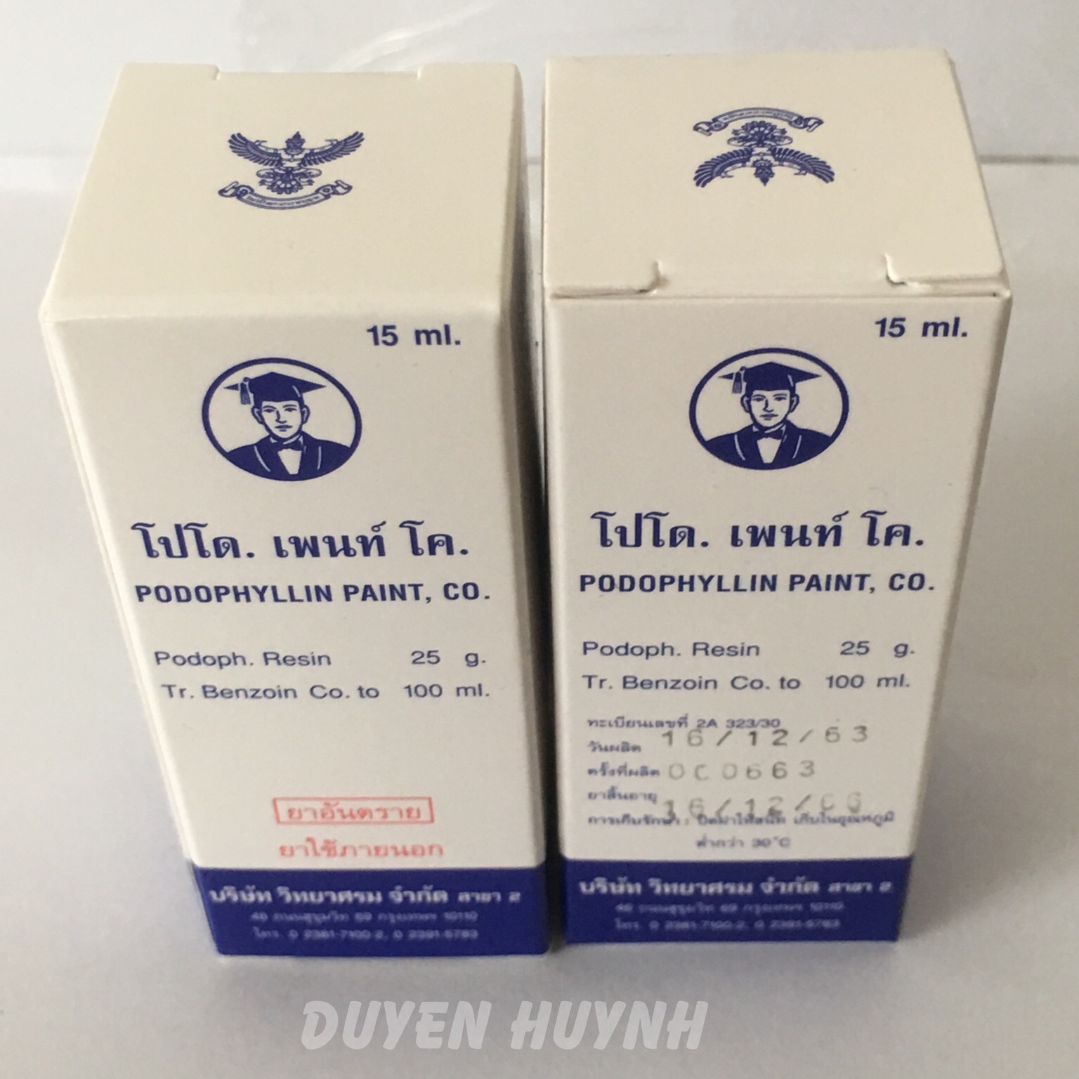 [HCM]Podophyllin 25% thái lan chai 15ml