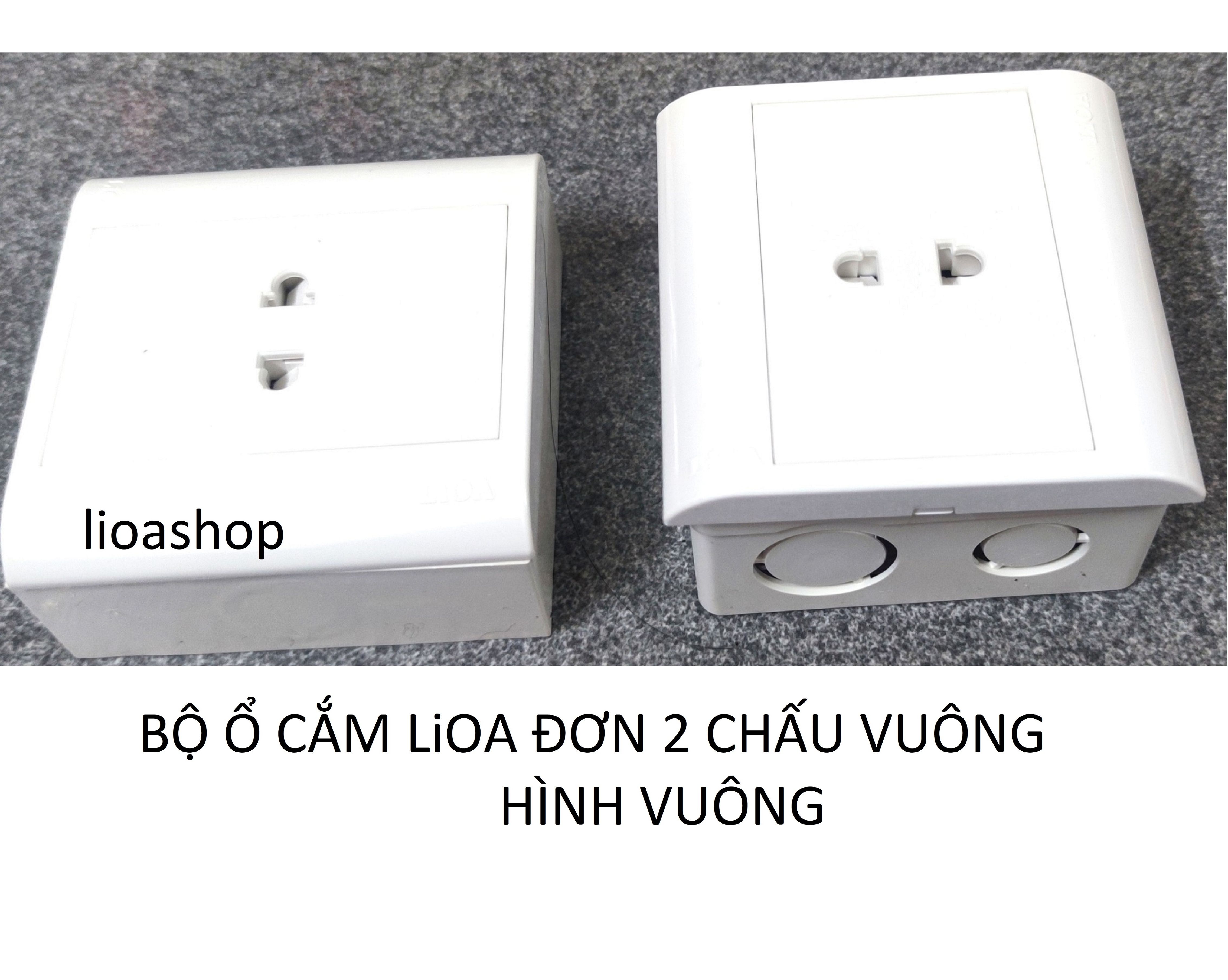 Ổ ĐÔI, Ổ ĐƠN 2 CHẤU VUÔNG LiOA