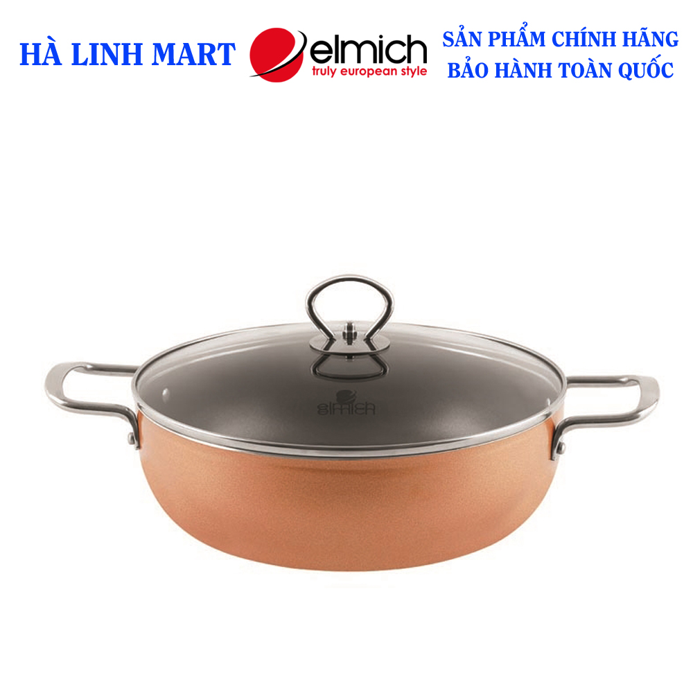 Nồi lẩu chống dính elmich smart cook sm-5552 - nồi ăn lẩu bếp từ - 2355552