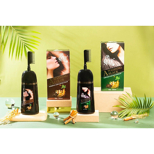 [HCM]Dầu Gội Phủ Đen Tóc CHống Rụng SIN HAIR