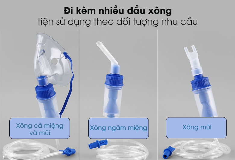 Bộ phụ kiện máy xông mũi họng Biohealth