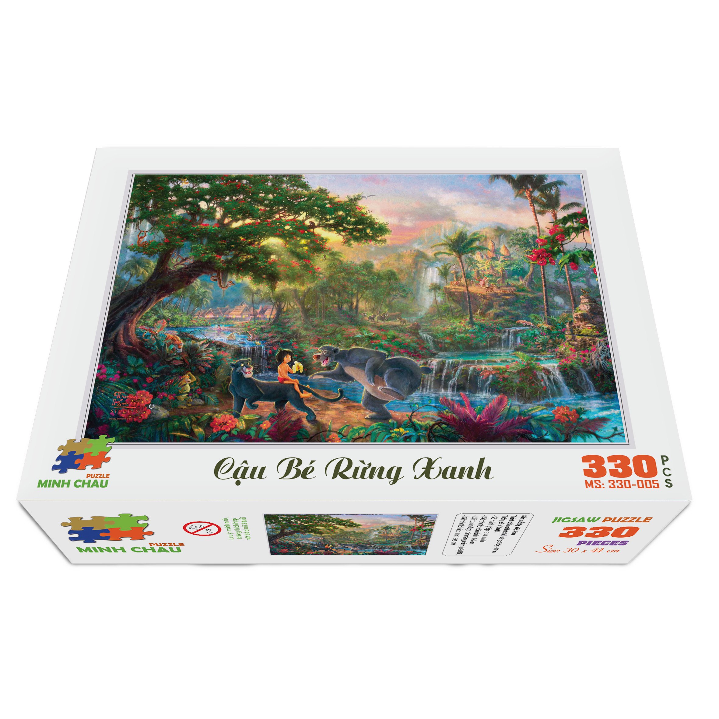 [HCM]Bộ tranh xếp hình 330 mảnh – Cậu Bé Rừng Xanh (30x44cm)