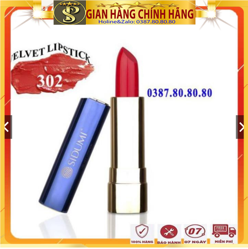 Son môi cao cấp sidumi 3 cấp độ lì, dưỡng,lì không khô môi/ son môi hàn quốc sidumi, son lì lâu trôi, son dưỡng có màu, son dưỡng môi, son môi chính hãng sidumi, son siêu lì, son li, son duong son moi / store pro