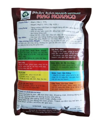 phân bón magie nitrate Mg(NO3)2 ma nhê nitrat gói 1kg