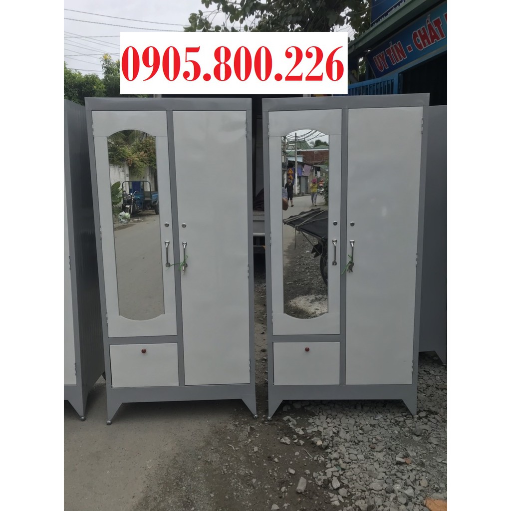 [HCM]TỦ SẮT QUẦN ÁO _1m6x90_new  hcm