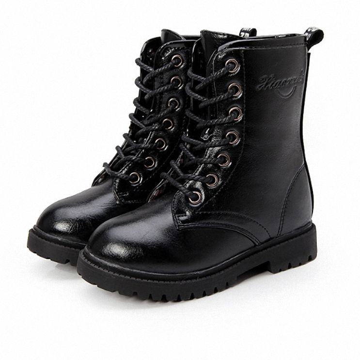 Giày Boot da cho bé gái (cao cấp ) (mẫu mới nhất ) HT238
