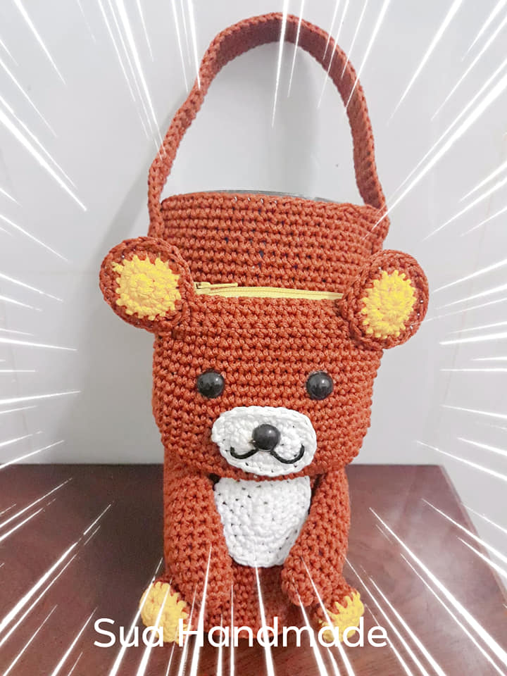 Túi đựng ly giữ nhiệt handmade