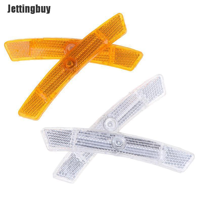 Jettingbuy 2 Chiếc Phản Xạ Nan Hoa Xe Đạp Đèn Cảnh Báo An Toàn Đèn Phản Quang Vành Bánh Xe