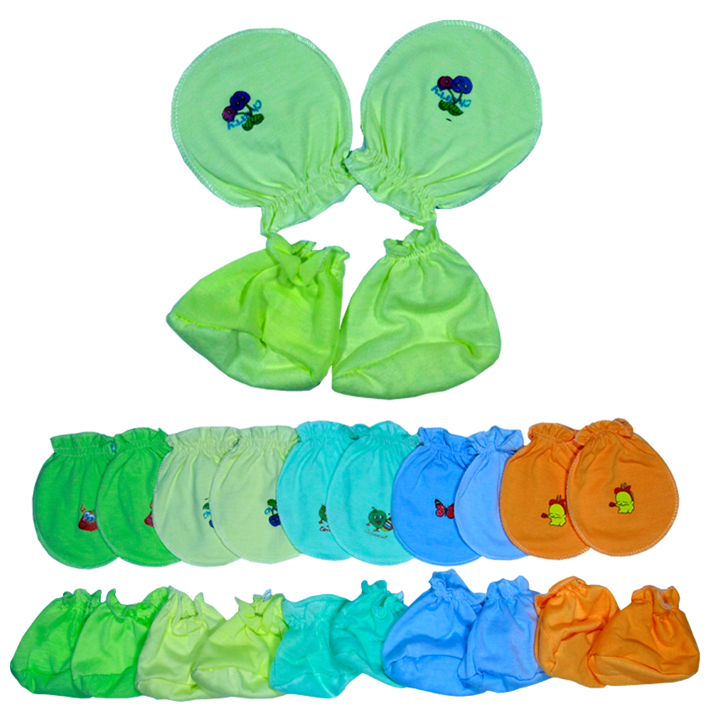 Bao Tay bao chân cho Bé Sơ Sinh ( 1 set gồm 1 đôi bao tay 1 đôi bao chân cho bé )