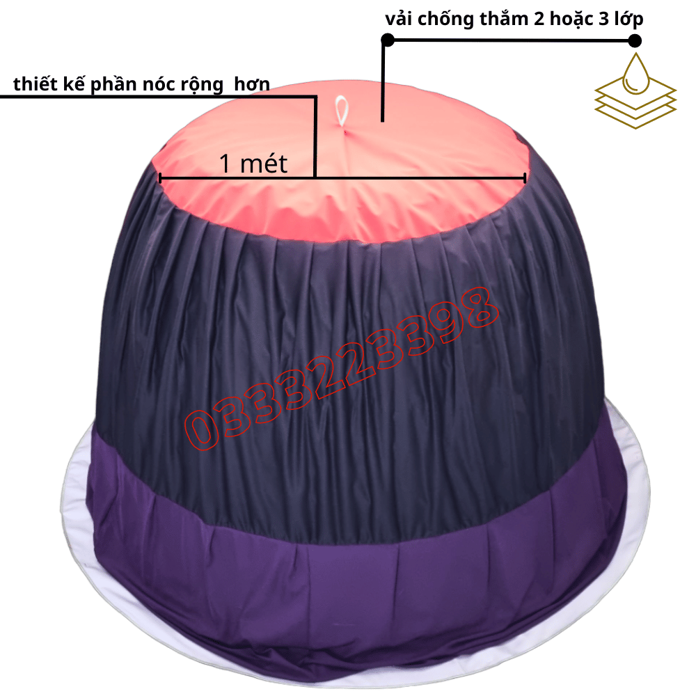 mùng gà chống mưa.