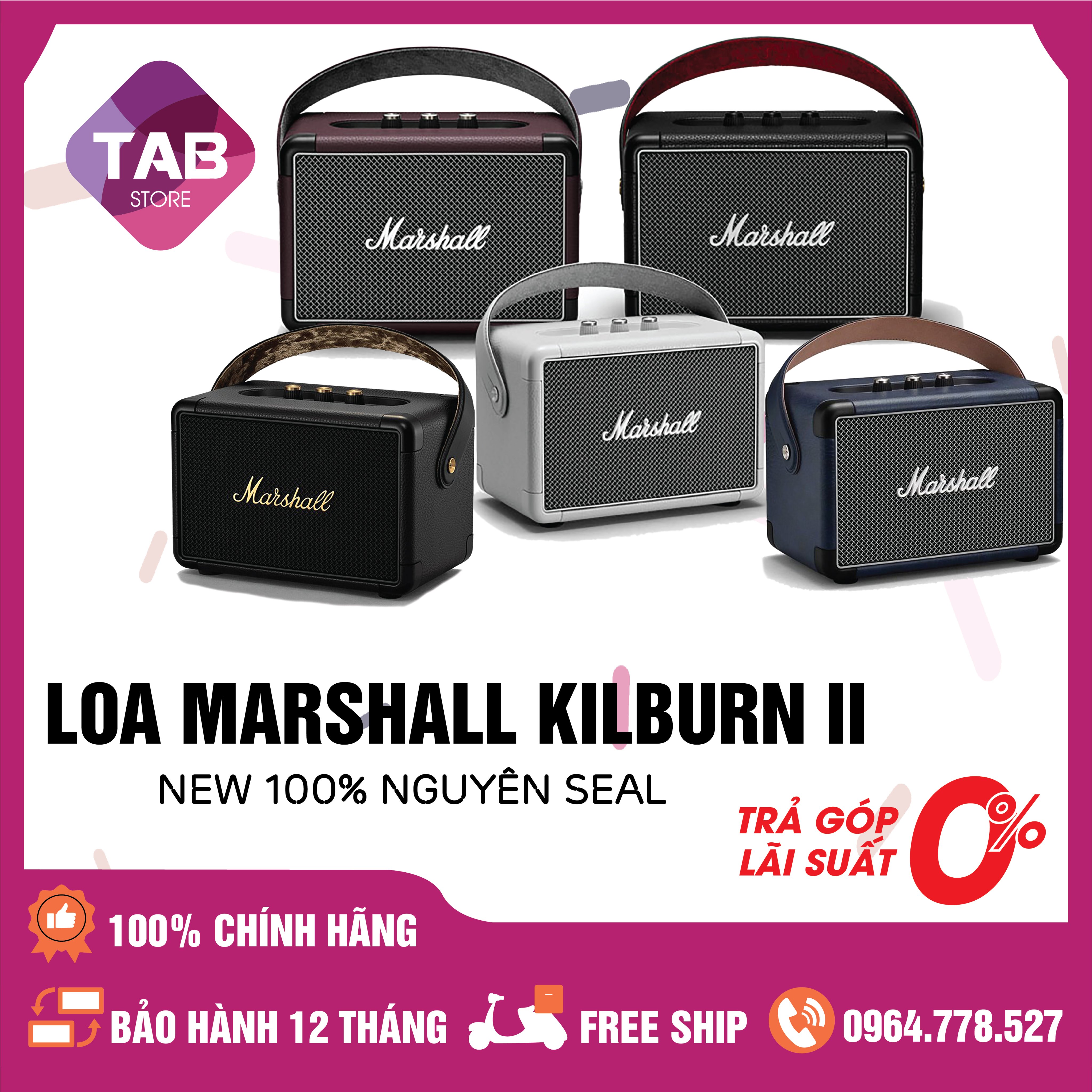 Loa Bluetooth Marshall Kilburn 2 New Full Box - Bảo Hành 12T