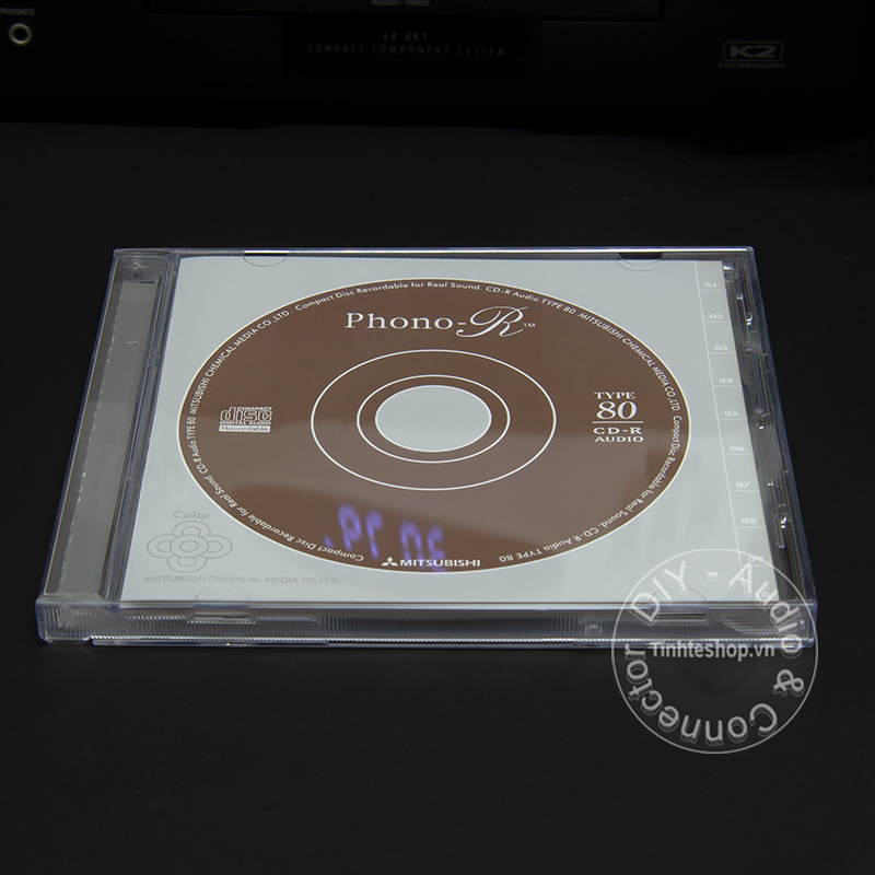 1 chiếc - Đĩa CD Phono 700Mbps Misubitshi type-80 Model VMUR80PHM1 (đổi qua thương hiệu Verbatim)