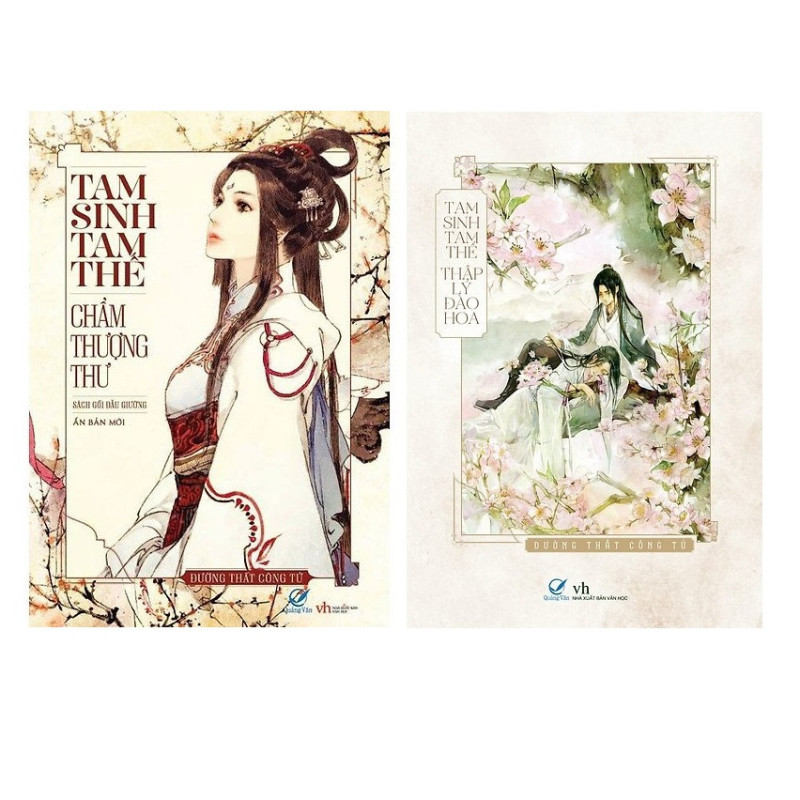 Mua Combo 2 cuốn ngôn tình hay : Tam Sinh Tam Thế Thập Lý Đào Hoa + Tam Sinh Tam Thế Chẩm Thượng Thư Tặng bookmark