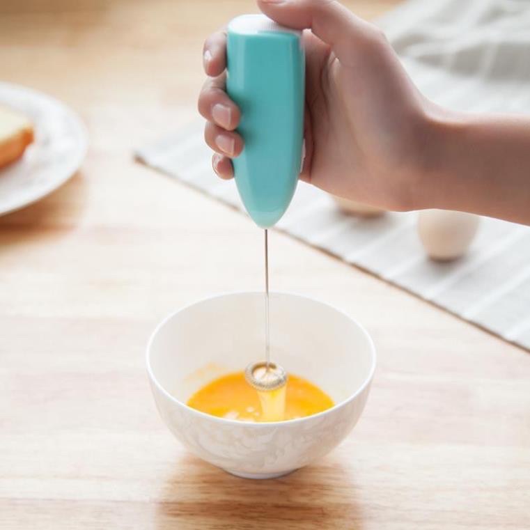Máy đánh trứng + tạo bọt cà phê mi ni cầm tay tiện lợi