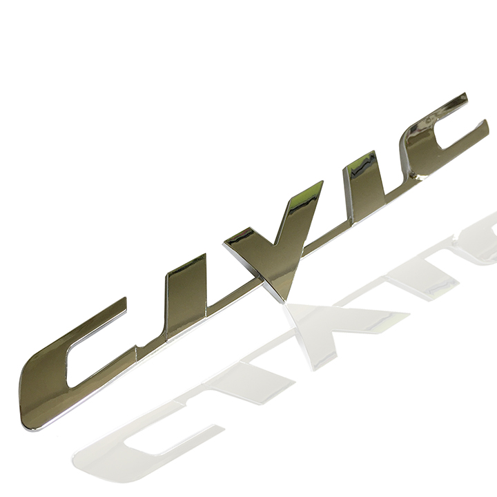Tem Chữ Nổi CIVIC Dán Trang Trí Xe