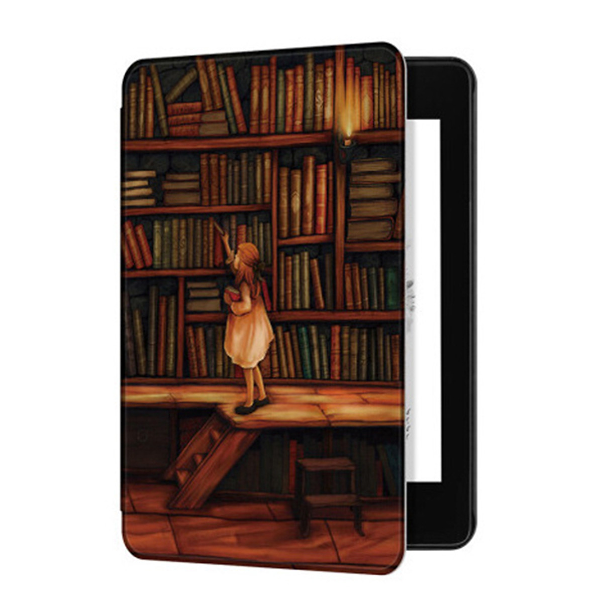 Bao Da Cover Cho Kindle Paperwhite Gen 1 / Gen 2 / Gen 3 2018 (7th) Họa Tiết Smart Cover Máy Đọc Sách