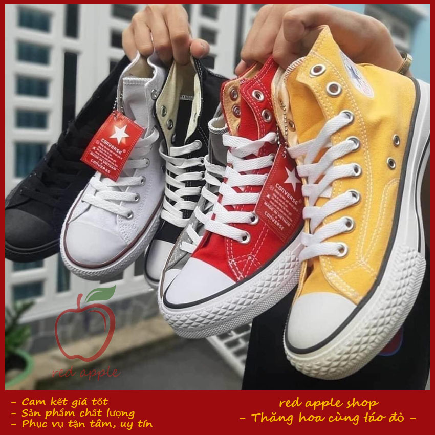 [XẢ KHO] Giày thể thao Cổ Cao Xám - RED APPLE SHOP
