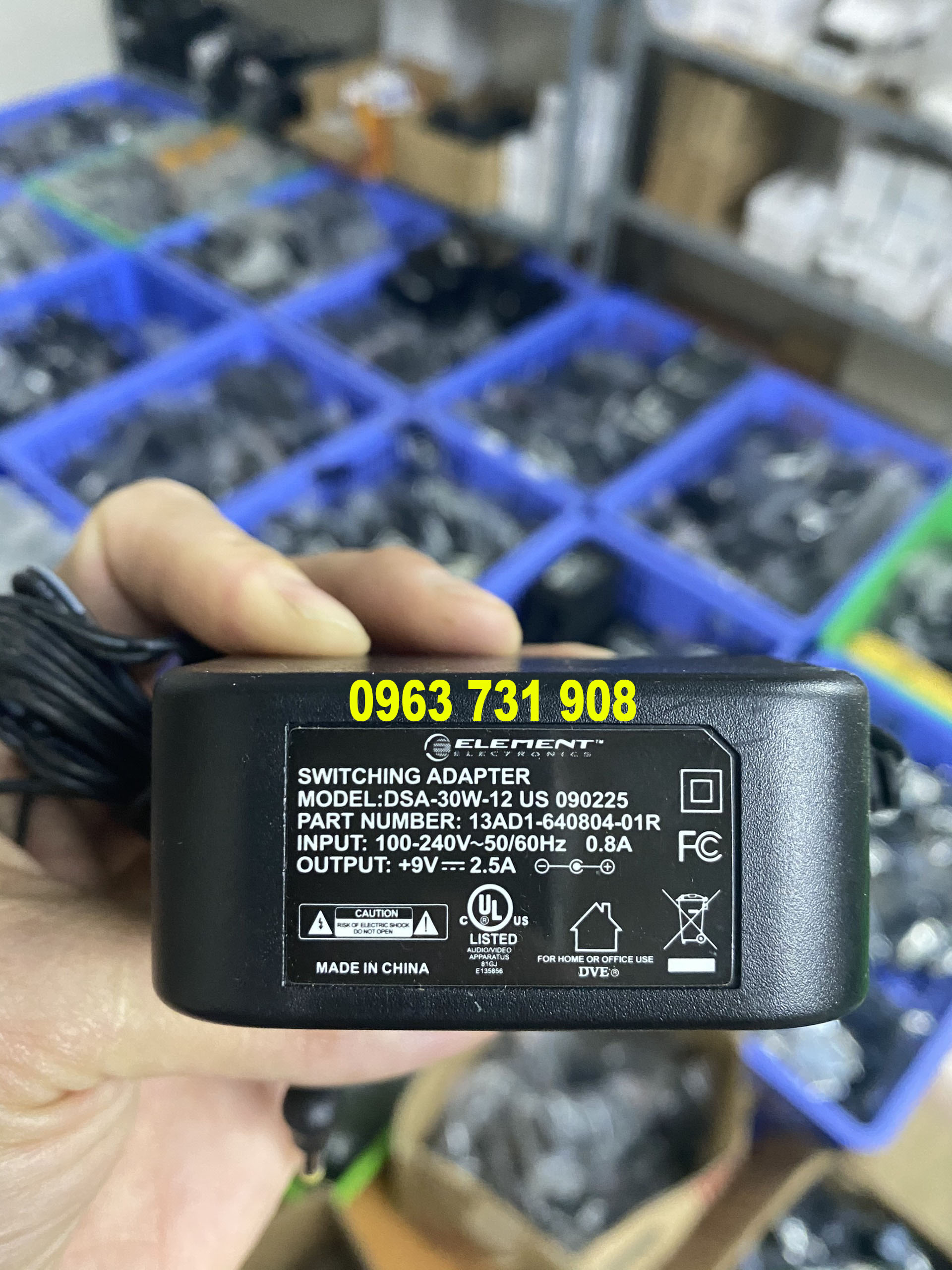 Dây sạc loa kéo DC 9V