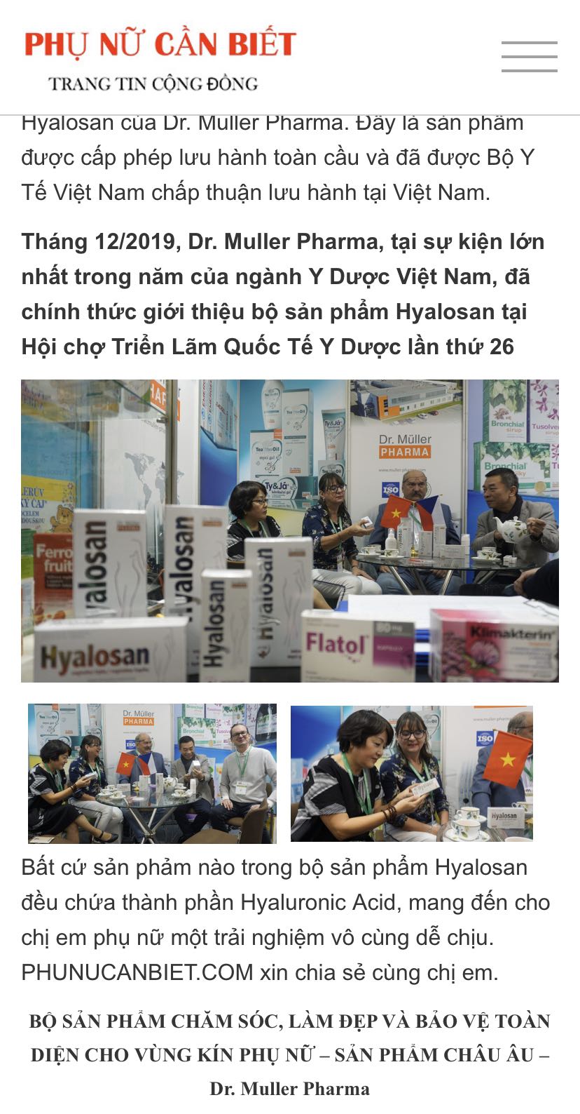 Viên đặt giảm khô vùng kín - Hyalosan vaginal suppositories (Hộp 2 vỉ x 5 viên)