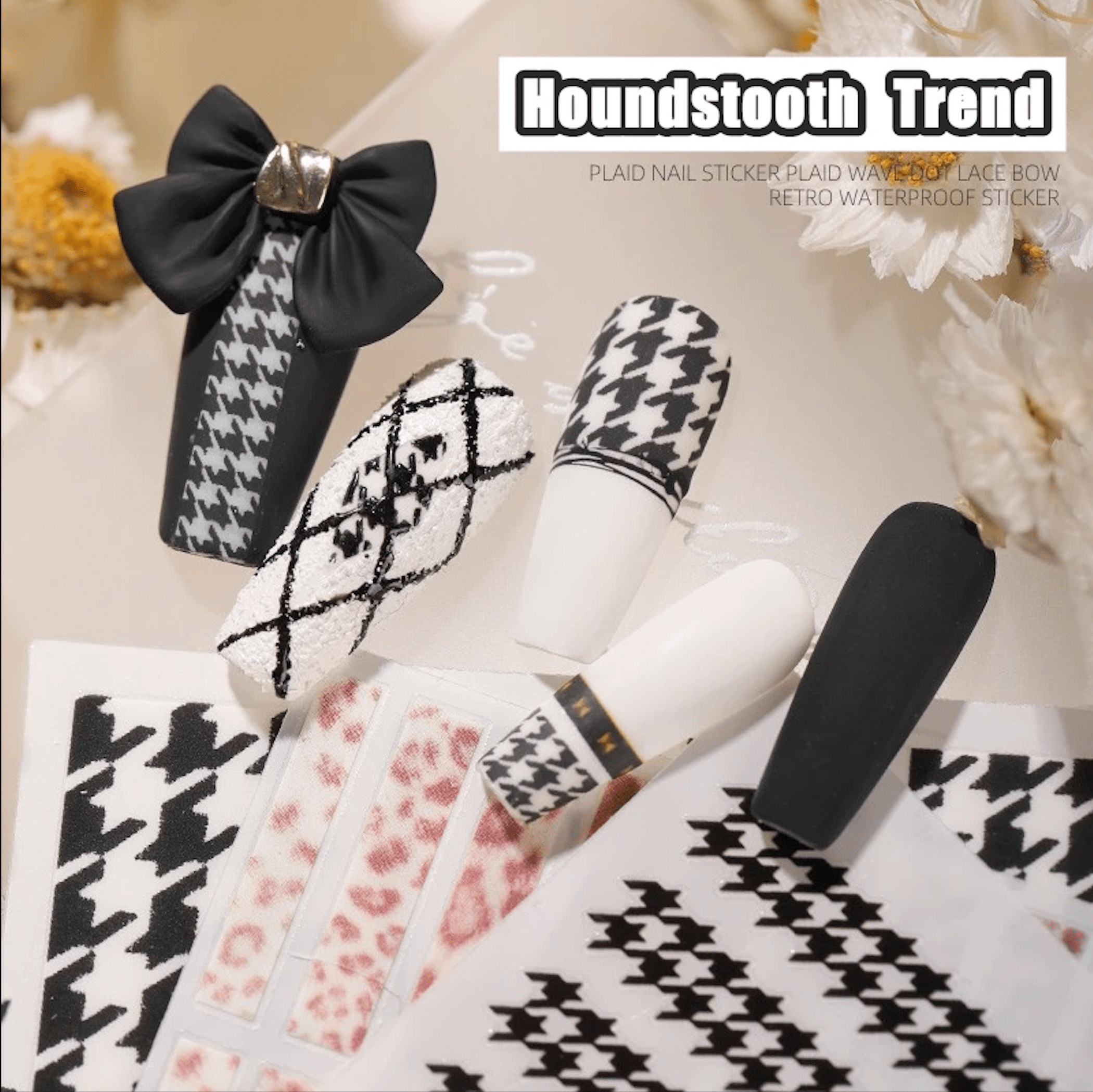 Sticker Trang trí móng ,Miếng dán móng tay 3D nail sticker