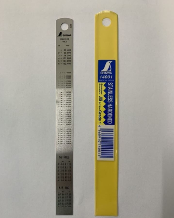 150mm Thước lá Shinwa 14001