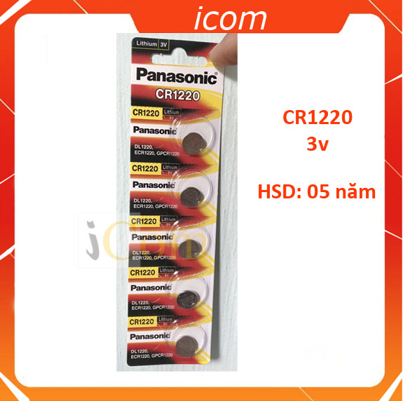 Pin CR1220 Pana 3v