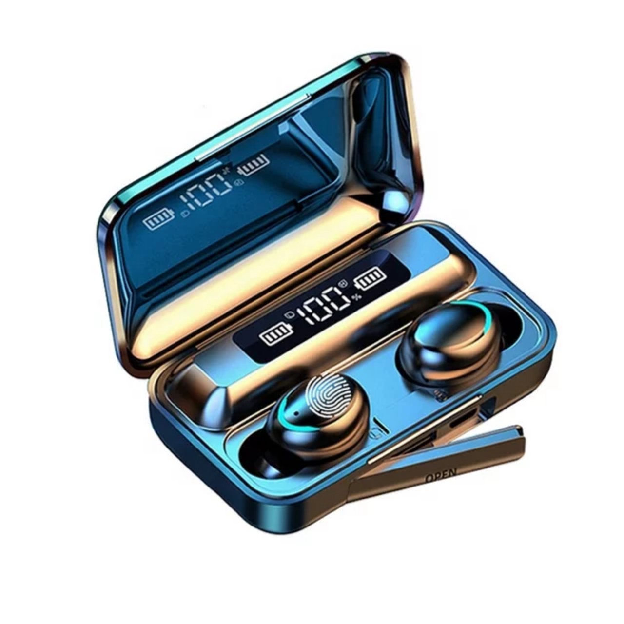 Tai nghe bluetooth không dây BTH F9 5 TWS , tai nghe bluetooth 5.0 F9 pro max chống nước chống bụi, âm thanh vòm 9D chống ồn, mic HD nghe gọi rõ nét, tai nghe pin trâu dùng cho mọi điện thoại