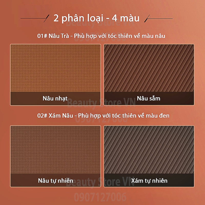 [KÈM CỌ💋] Set Bột Kẻ Chân Mày 2 Màu Đa Năng Cao Cấp