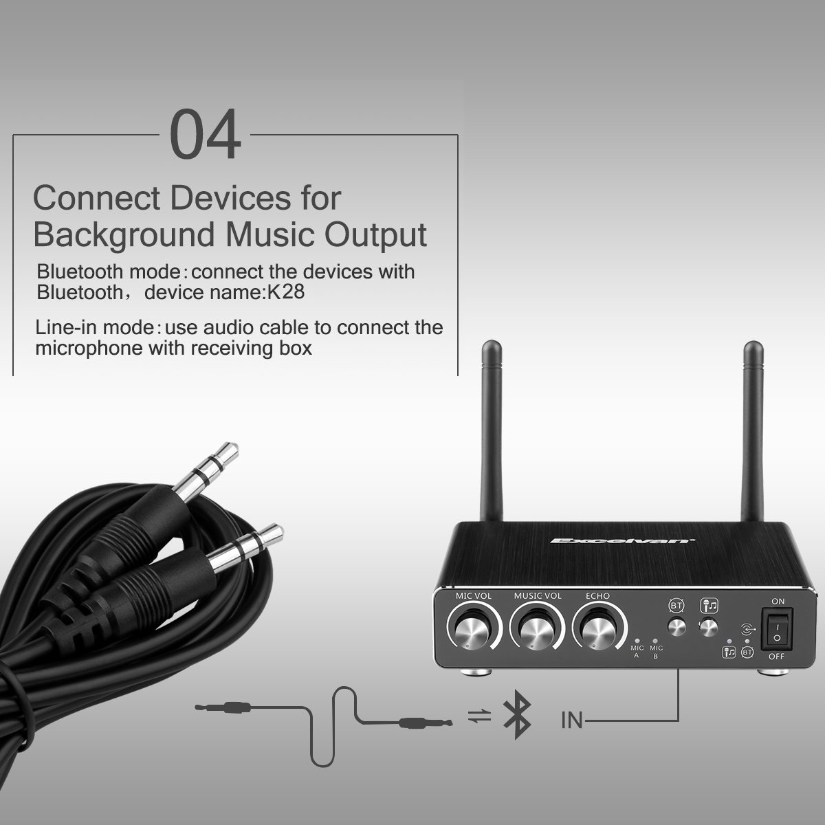 Bộ Micro Karaoke Excelvan K28