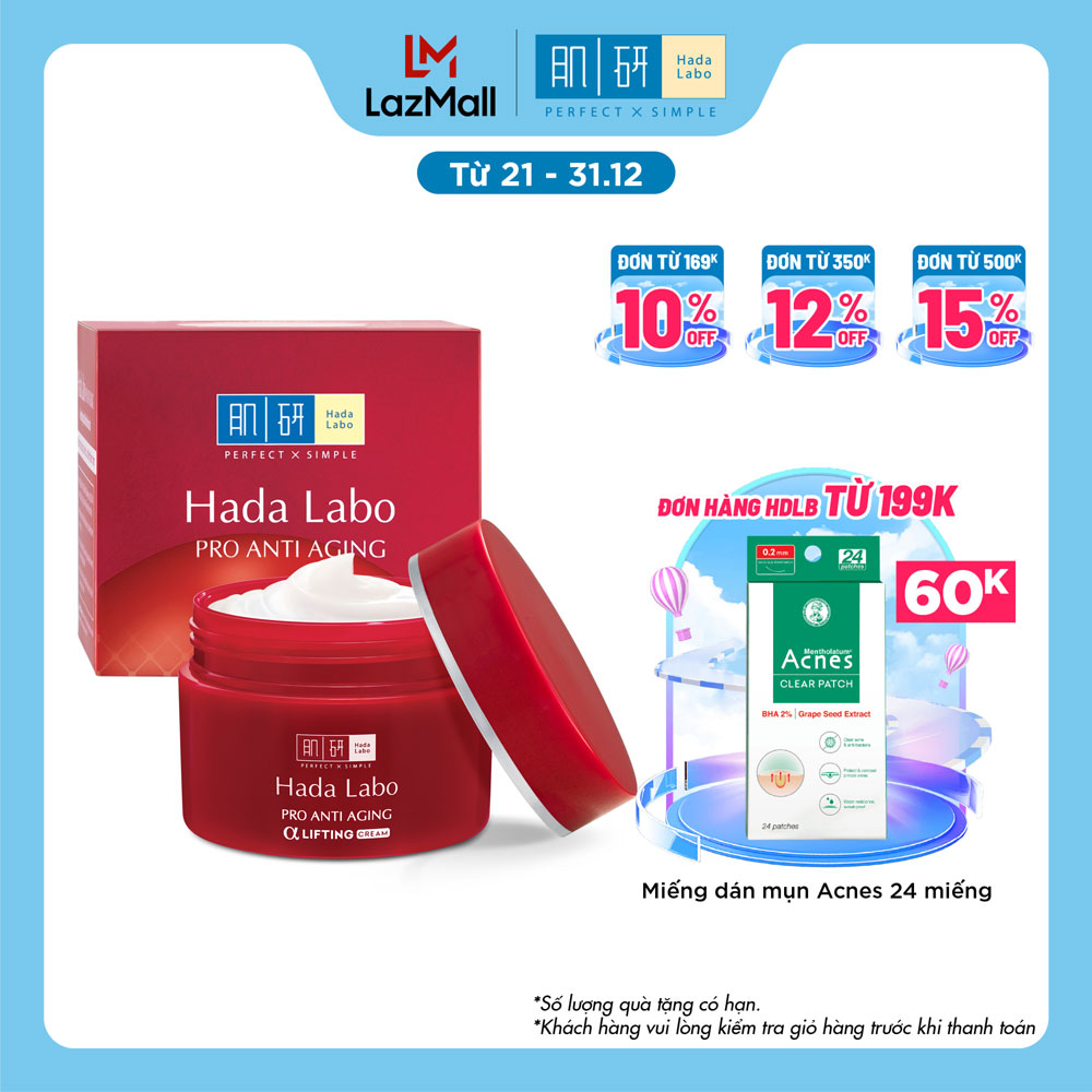 Kem dưỡng chuyên biệt chống lão hóa Hada Labo Pro Anti Aging Cream 50g