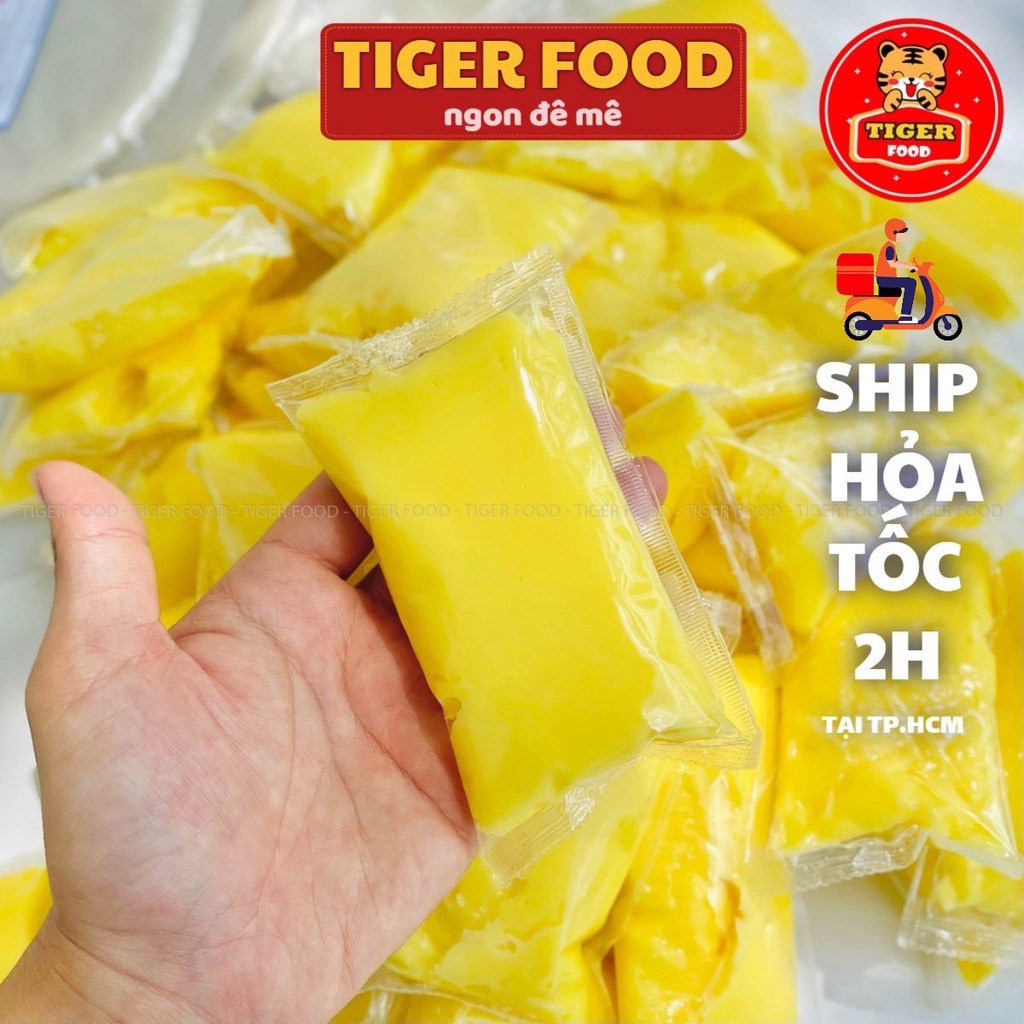 Túi bơ vàng béo ngậy 100g ăn kèm bánh tráng THƠM NGON TIGER FOOD Đặc sản