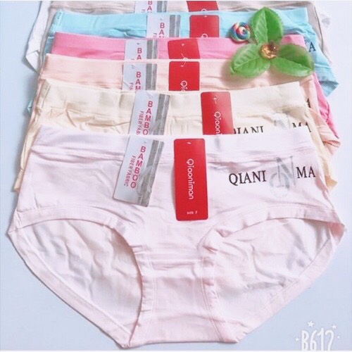 Bộ 4 quần lót nữ Bigsize cho các bạn nữ trên 60kg, chất liệu cotton Thái Lan, chữ nổi, shop giao màu ngẫu nhiên