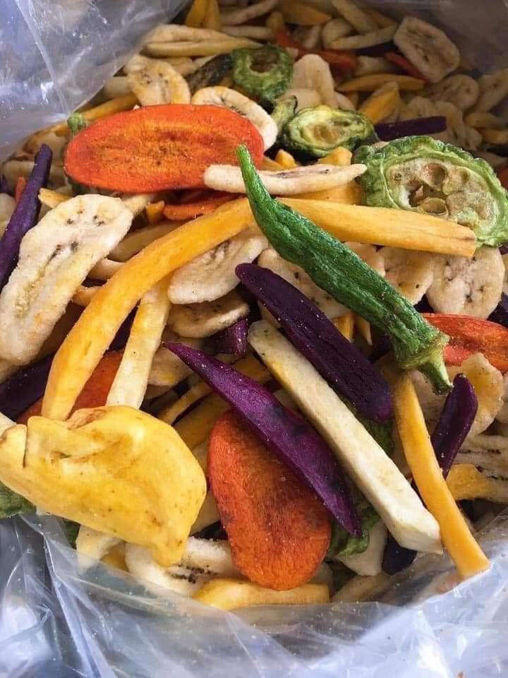 1kg hoa quả sấy giòn loại 1