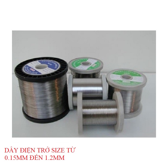 10 mét dây điện trở nhiệt 0.3mm cr20ni80. 20 ohm 1 mét. , dây điện trở dẫn nhiệt