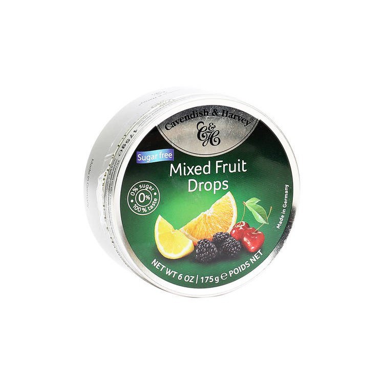 [HCM]KẸO C&H SUGAR FREE MIXED FRUIT DROPS 175G [shophoakho]
