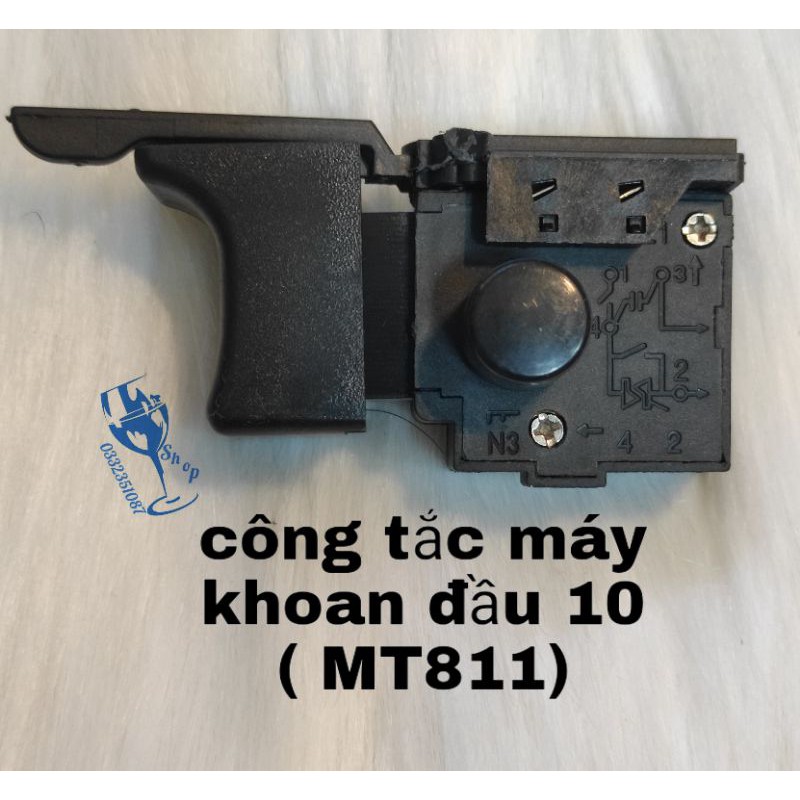 Công tắc máy khoan Maktec 811đầu 10 hàng đẹp