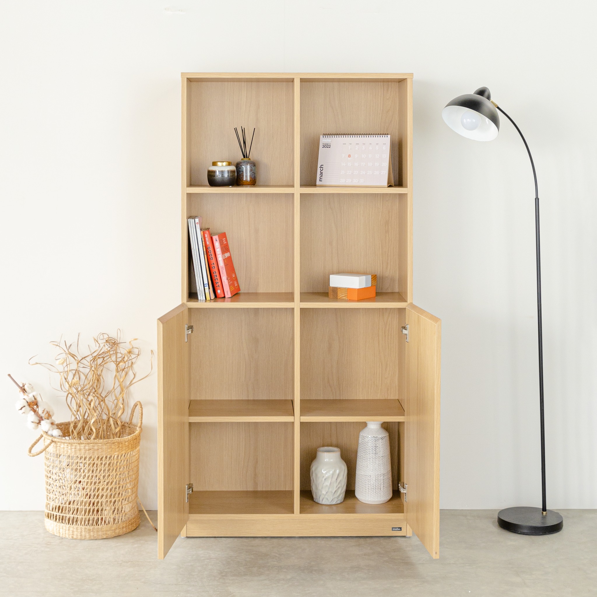 Kệ Gỗ – Kệ Sách MOHO OSLO 902