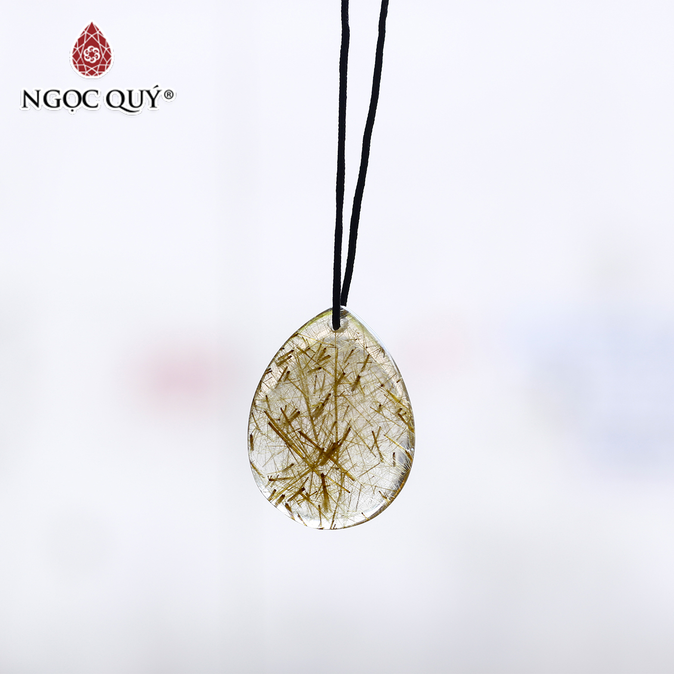 [HCM]Mặt dây chuyền thạch anh tóc - Ngọc Quý Gemstones
