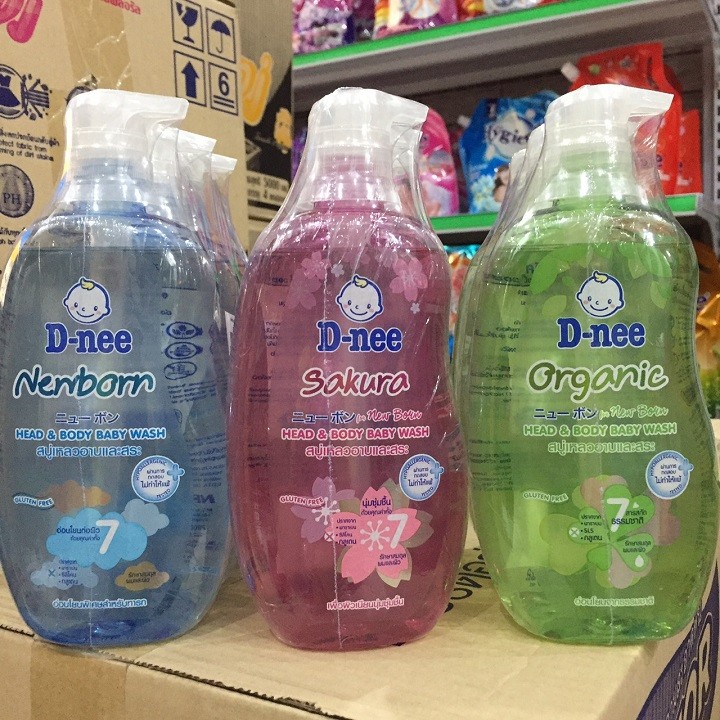 Sữa tắm gội toàn thân Dnee cho bé 200ml