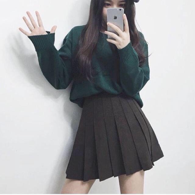 [HCM]Chân váy xếp ly siêu đẹp - Unisex Shop