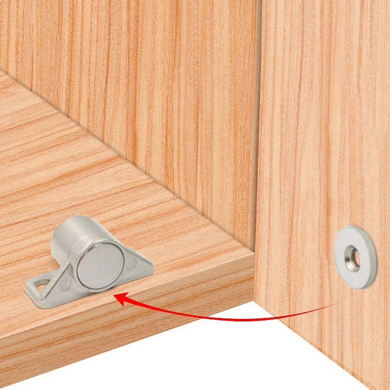 Khóa nam châm hít mạnh dùng gắn tủ quần áo, học bàn, cửa chắc chắn. TH1133