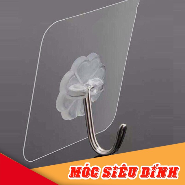 Combo 2 móc dán tường trong suốt [Thánh Chịu Lực]