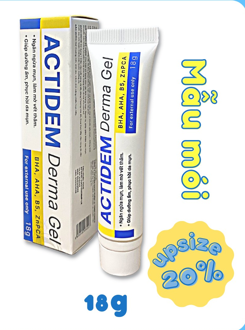 [ Free Ship Max ]Gel Giảm Mụn Actidem Derma Gel Dưỡng Ẩm Da