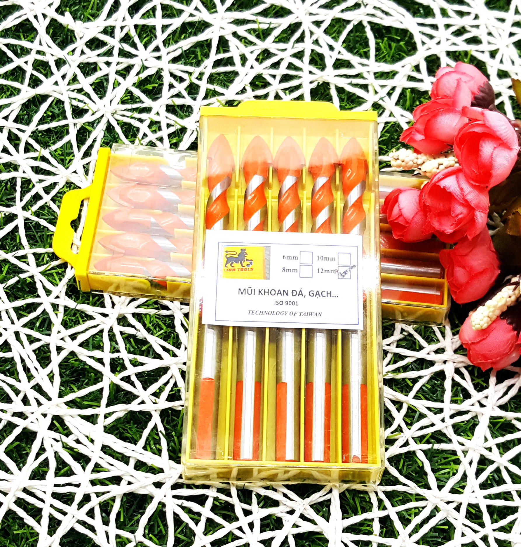 [HCM]MŨI KHOAN ĐA NĂNG CAO CẤP LION ĐỎ 12MM