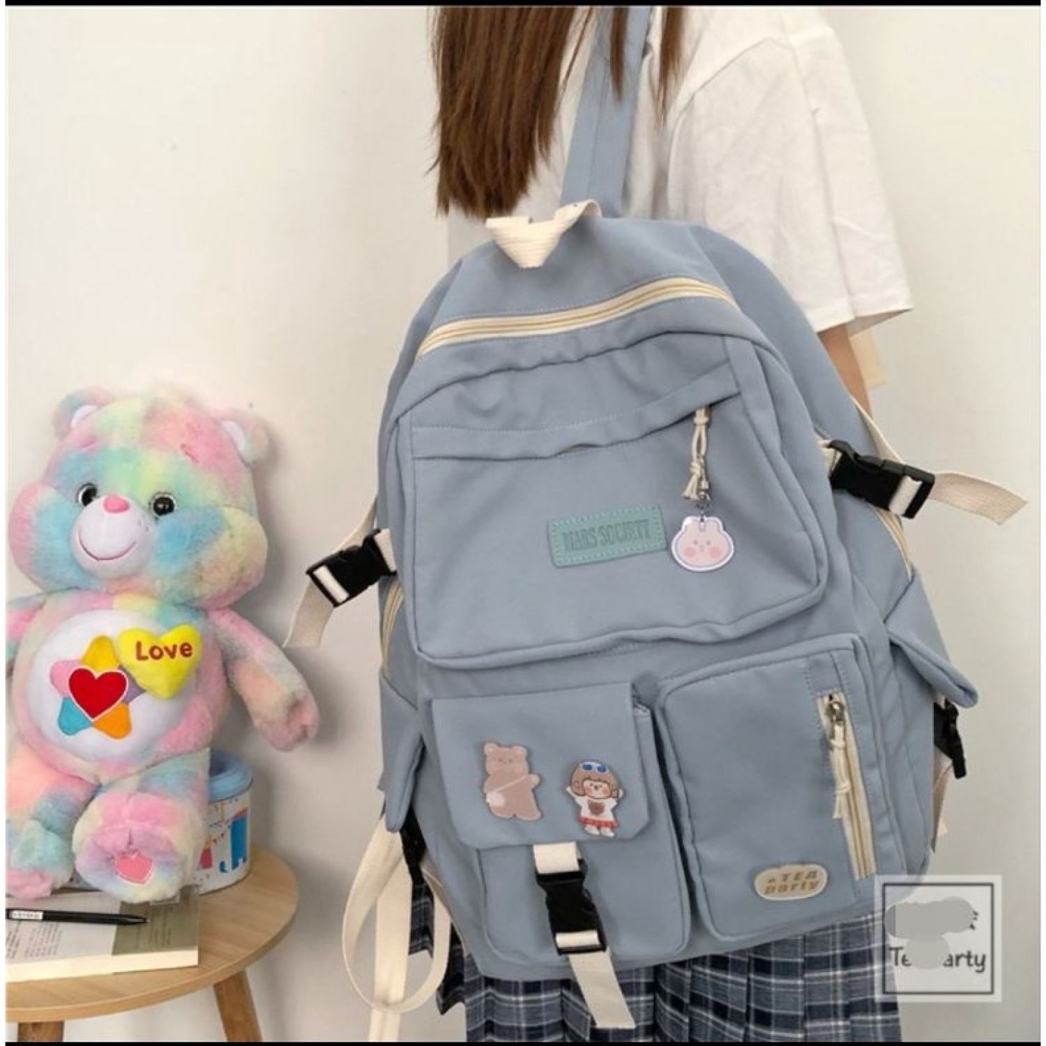 Balo nữ mẫu mới dễ thương (kèm 2 sticker)