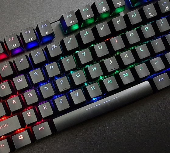 Bàn phím cơ Gaming DAREU EK810 Đen Black (MULTI-LED, Blue/ Brown/ Red D switch)